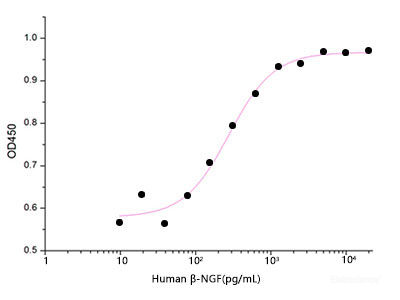 Measured in a cell proliferation assay using TF1 human erythroleukemic cells. The ED50 for this effect is 0.03-0.3 ng/ml.